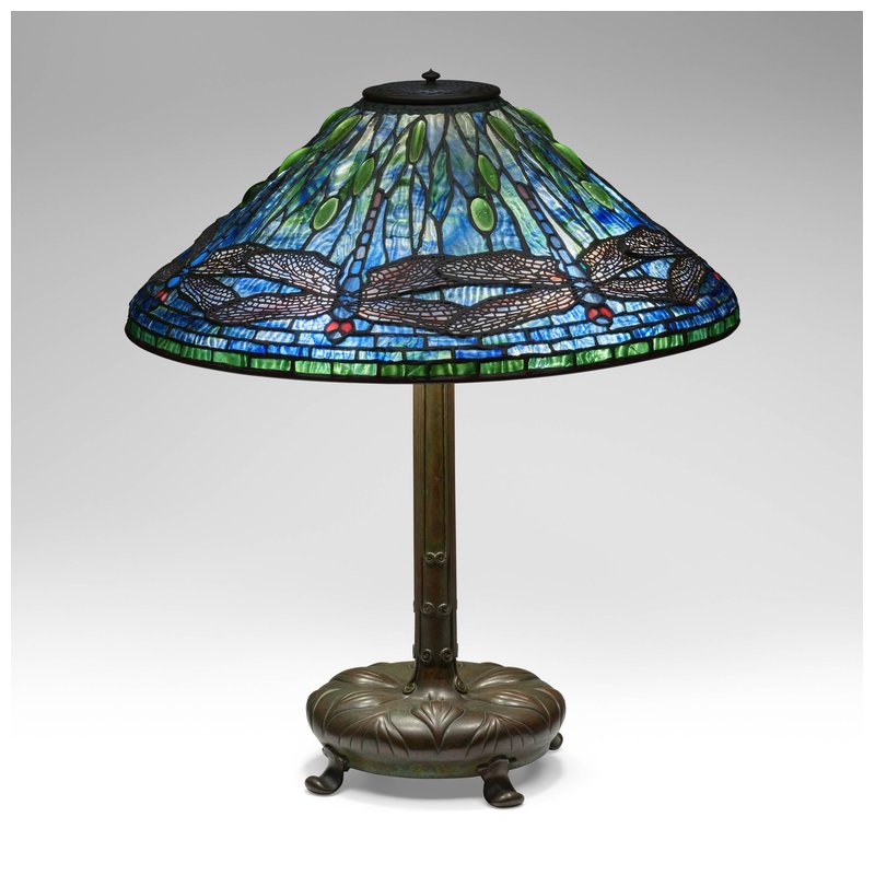 Tiffany Blue Dragonfly Table Lamp