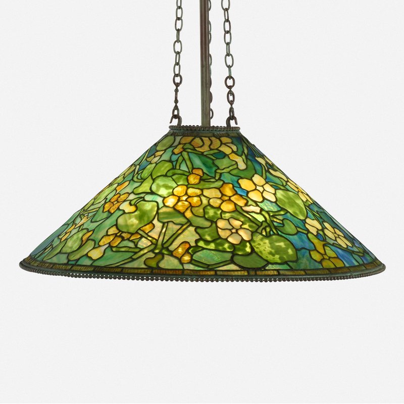 Tiffany Nasturtium Hanging Shade