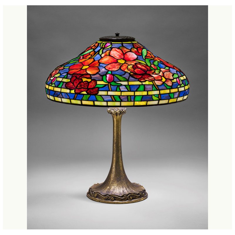 Tiffany Peony 18 Inch Table Lamp
