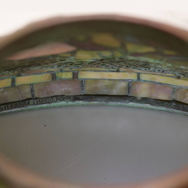 Authentic Table Lamp Shade Signature