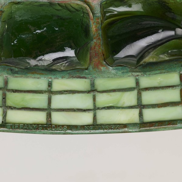 Tiffany Studios Shade Rim Signature