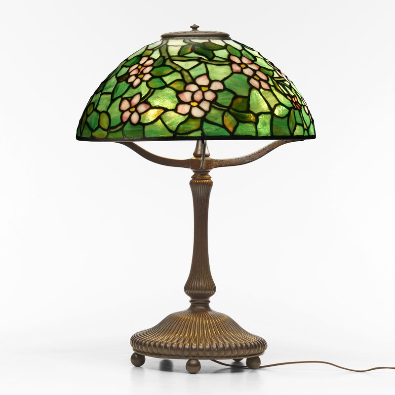 Tiffany Studios Apple Blossom Table Lamp