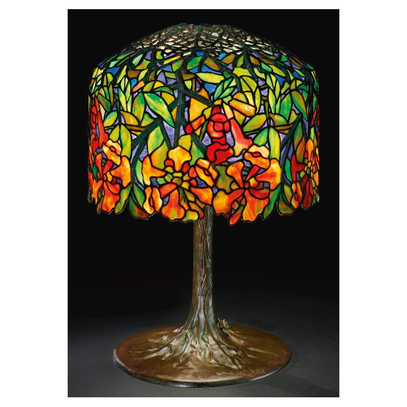 Tiffany Studios Trumpet Creeper Table Lamp