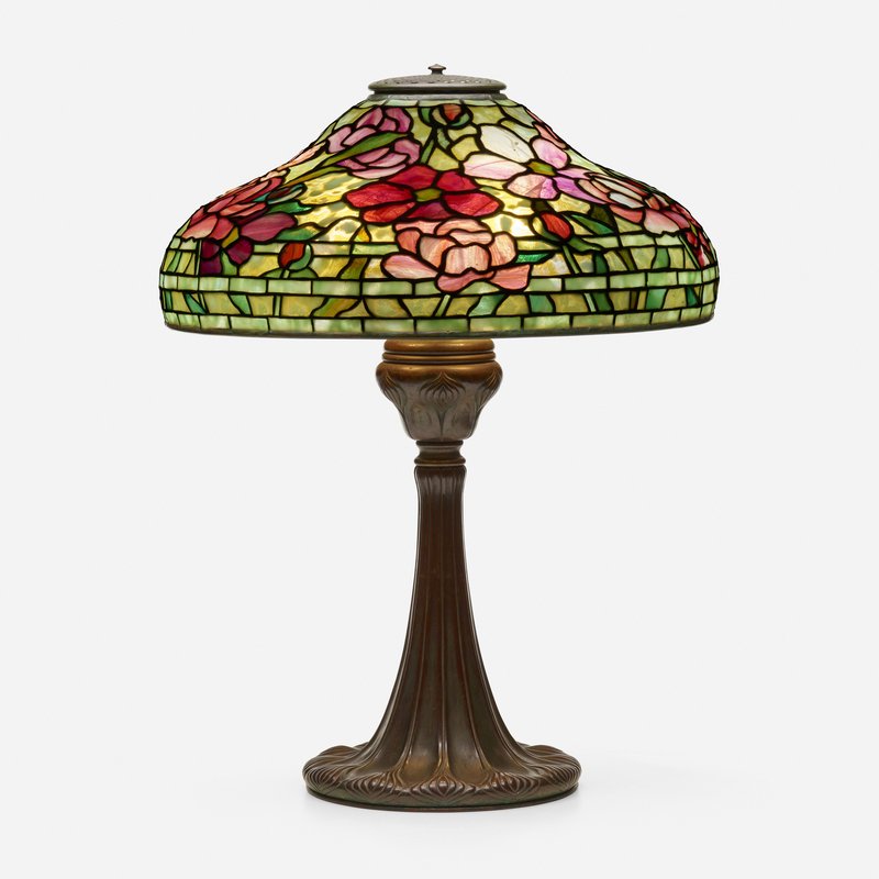 Tiffany Studios Peony Table Lamp