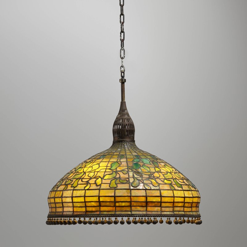 Tiffany Swirling Leaf Hanging Shade
