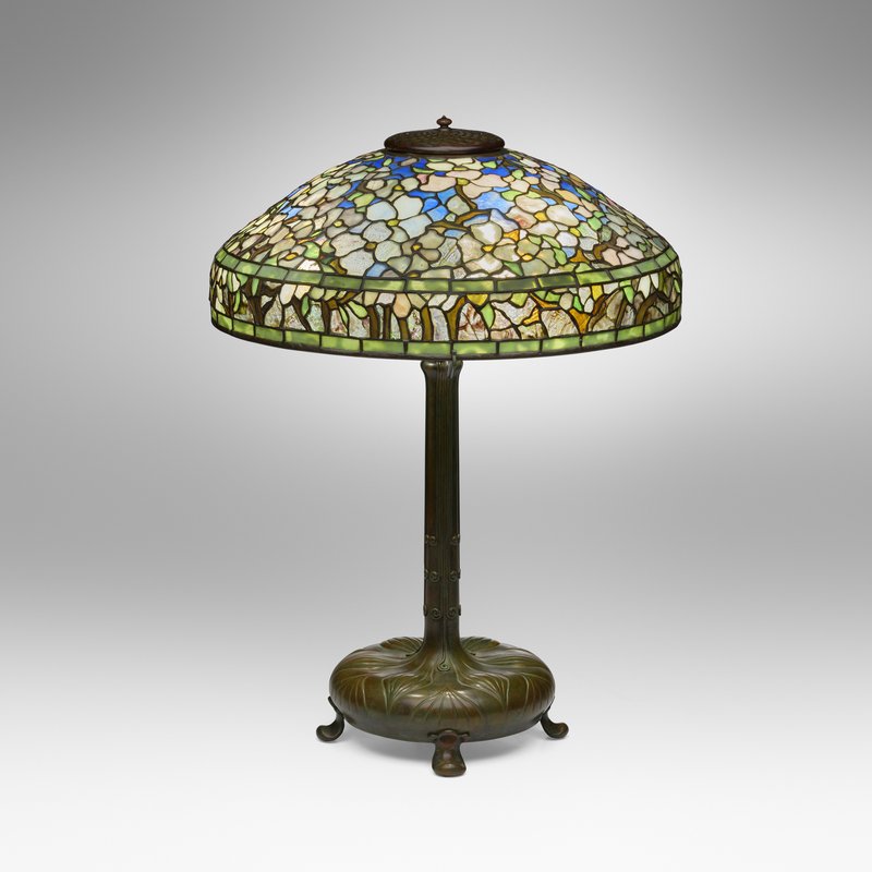 Tiffany Dogwood All-Over Table Lamp
