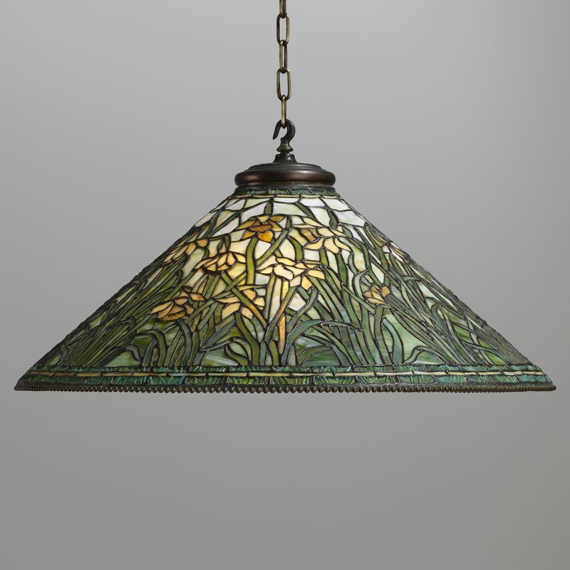 Tiffany Daffodil Hanging Chandelier