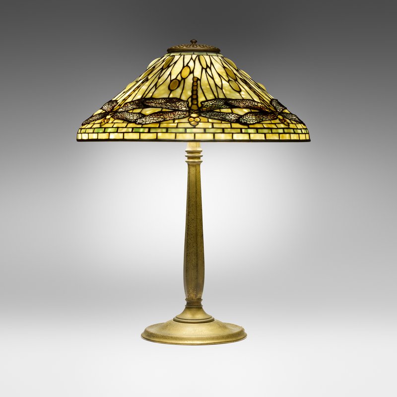 Tiffany Gold Dragonfly Table Lamp