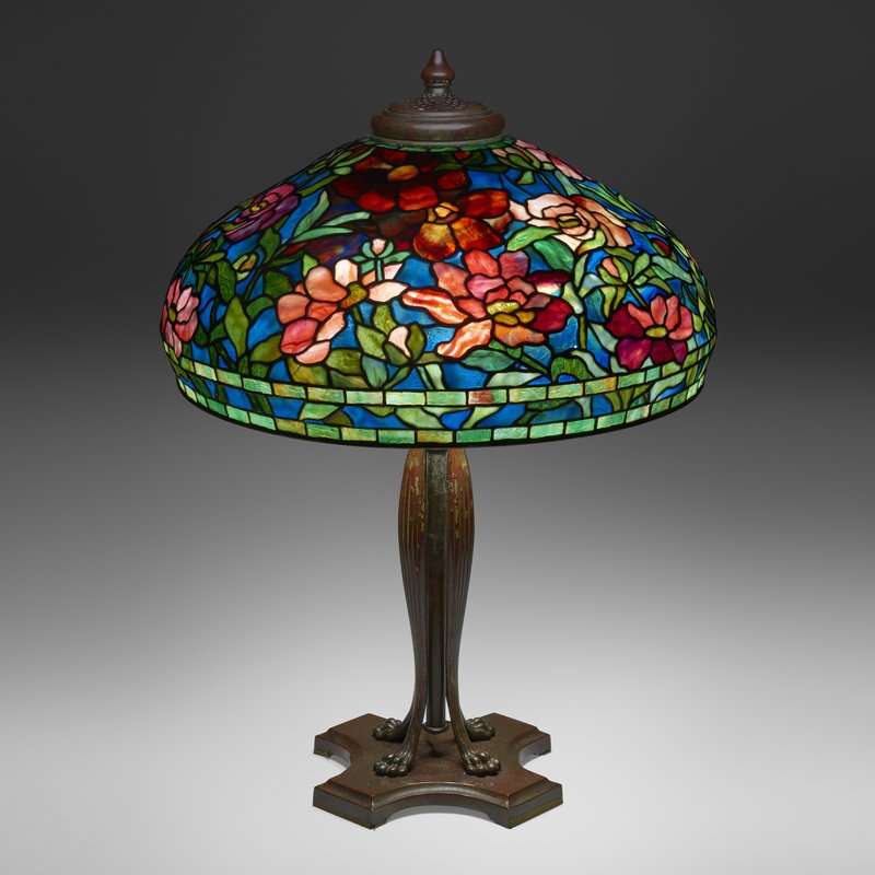 Tiffany Peony Lamp